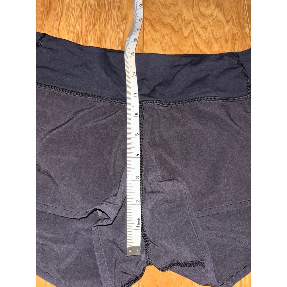 Lululemon Speed Up Low Rise Shorts Black 2" Inseam Size 4 Mini Running Vintage - Picture 9 of 9